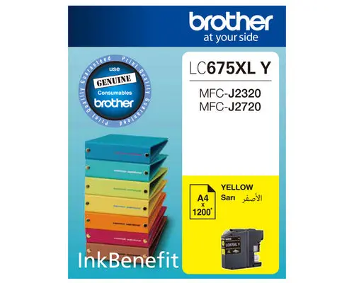 Brother Lc675xl Yellow Cartridge 1