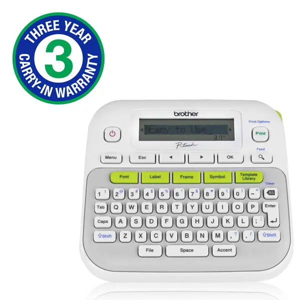 Brother Pt D210 P-Touch Home And Small Office Labelling Machine 1