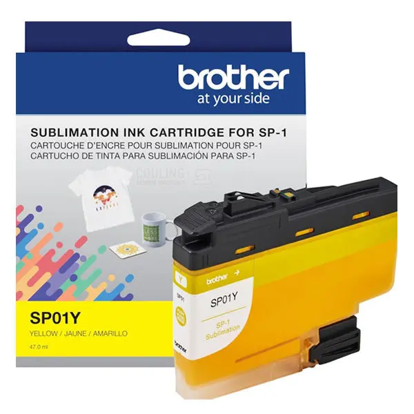 Brother Yellow Sublimation Ink - Sp01y 1