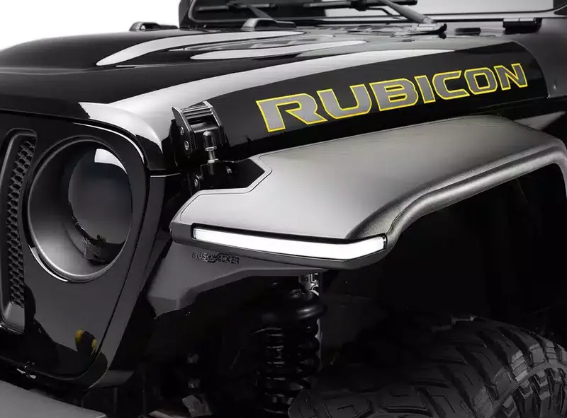 Bushwacker Hyperform Fender Flares 2018-2021 Jeep Wrangler Jl 2/4 Door (Set Of 4 Black) 2