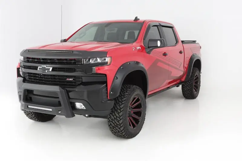 Bushwacker Pocket Style Flares 2019-2021 Chevrolet Silverado 1500 (Set Of 4 Black) 1