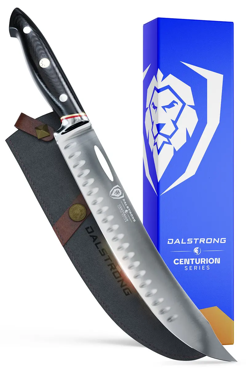 Butcher & Breaking Knife 10" | Cimiter Meat Slicer | Centurion Series | Dalstrong © 1