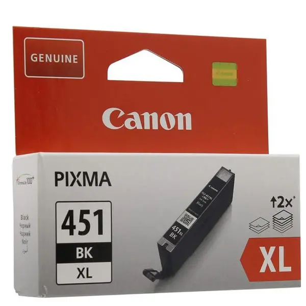 Canon Cli-451Bk Black Printer Ink Cartridge 1