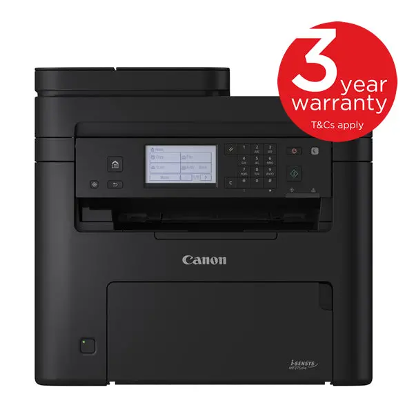 Canon I-Sensys Mf275dw A4 All-In-One Wireless Mono Laser Printer 1