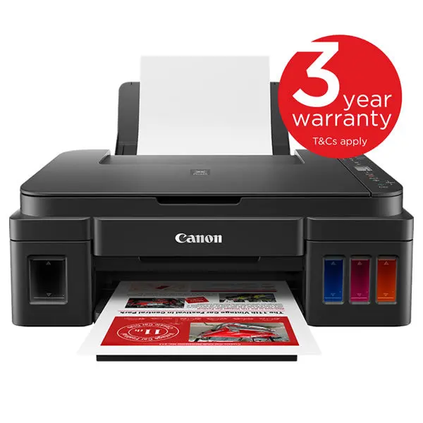Canon Pixma G3410 3-In-1 Multifunction A4 Wifi Inkjet Colour Printer 1