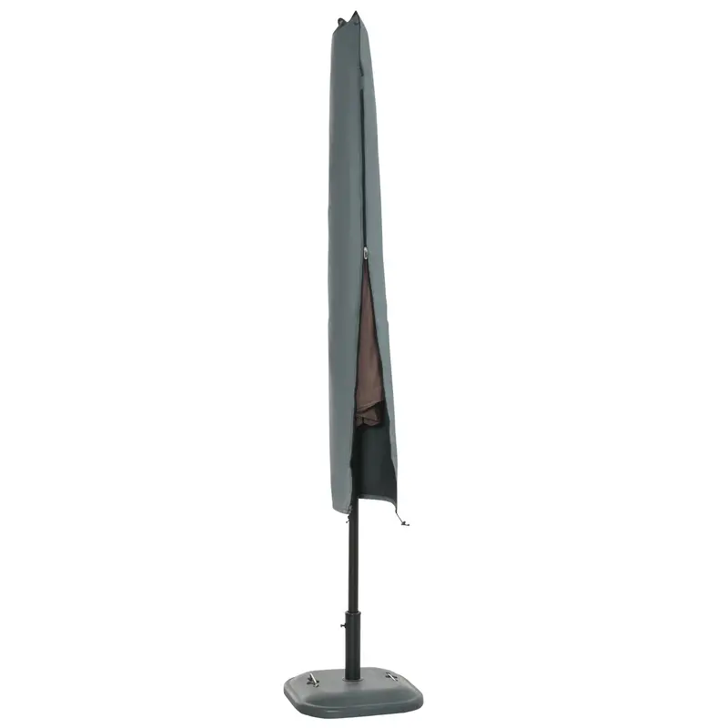 Cantilever Umbrella Cover With Zipper, Grey 1
