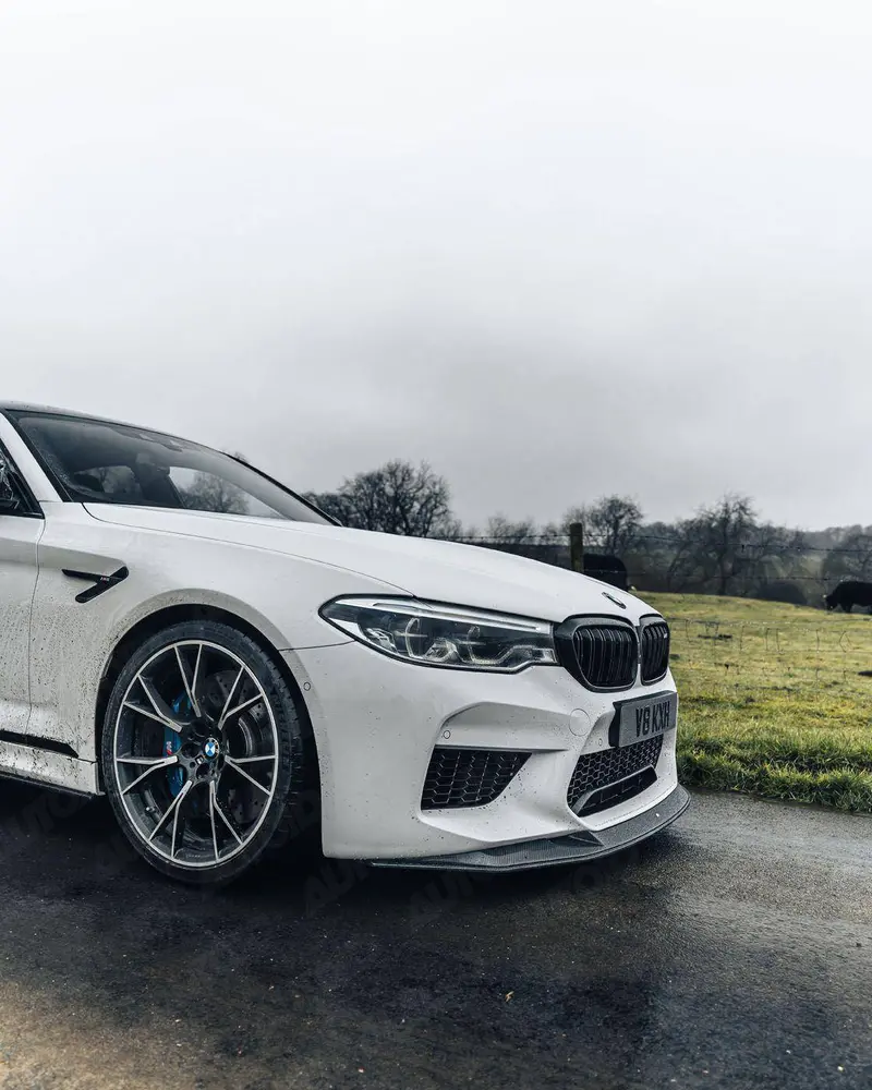 Carbon Fibre Competition Front Splitter For Bmw M5 By Form (2017-2020, F90) 2