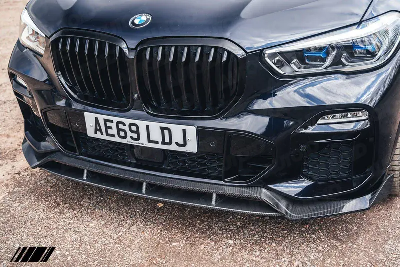 Carbon Fibre Competition Front Splitter For Bmw X5 By Form (2018+, G05) 2