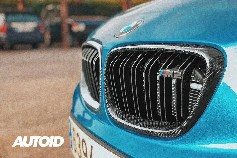 Carbon Fibre Double Slat Kidney Grilles For Bmw 2 Series & M2 By Form (2014-2020, F22 F87) 2