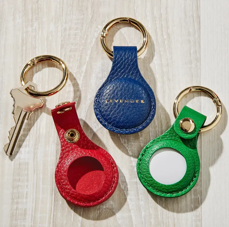 Carrie Leather Smart Tag Key Fob 1
