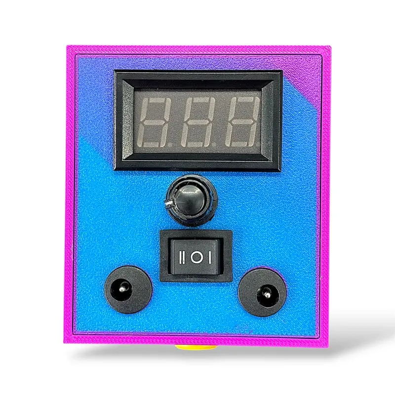 Case Cover For Diy Digital Voltage Booster (Electronics Not Included) – 80×75×28Mm 1