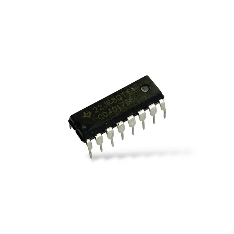 Cd4017 Decade Counter Ic | Johnson Counter & 10-Output Divider Ic For Led Chaser, Timer & Diy Electronics Projects 1