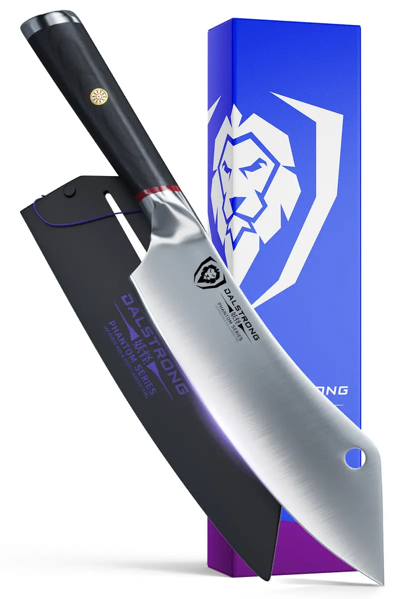 Chef & Cleaver Hybrid Knife 8" | Crixus | Phantom Series | Dalstrong © 1
