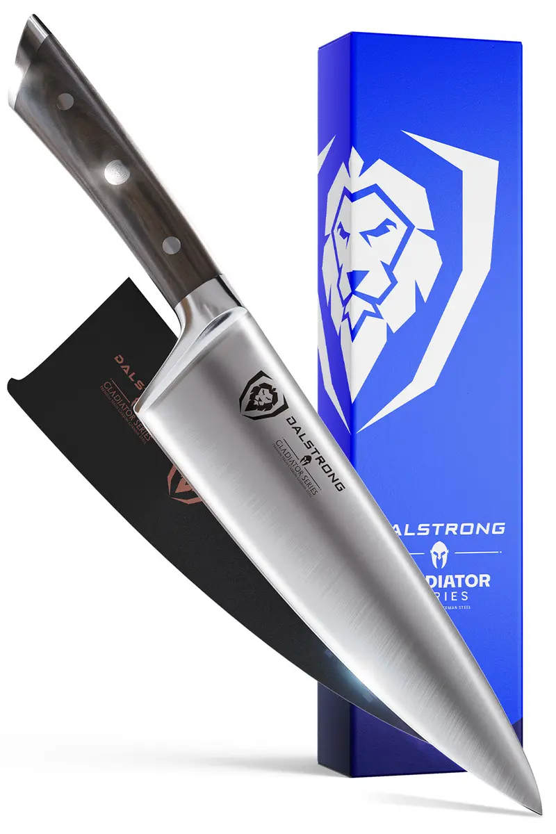 Chef Knife 8" | Faux Wood Abs Handle | Gladiator Series | Nsf Certified | Dalstrong © 1