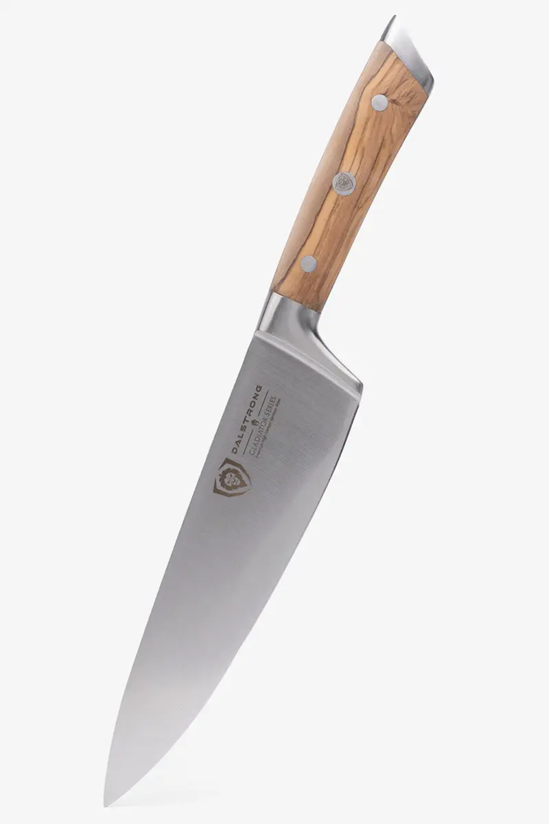Chef Knife 8" | Olive Wood Handle | Gladiator Series | Dalstrong © 1