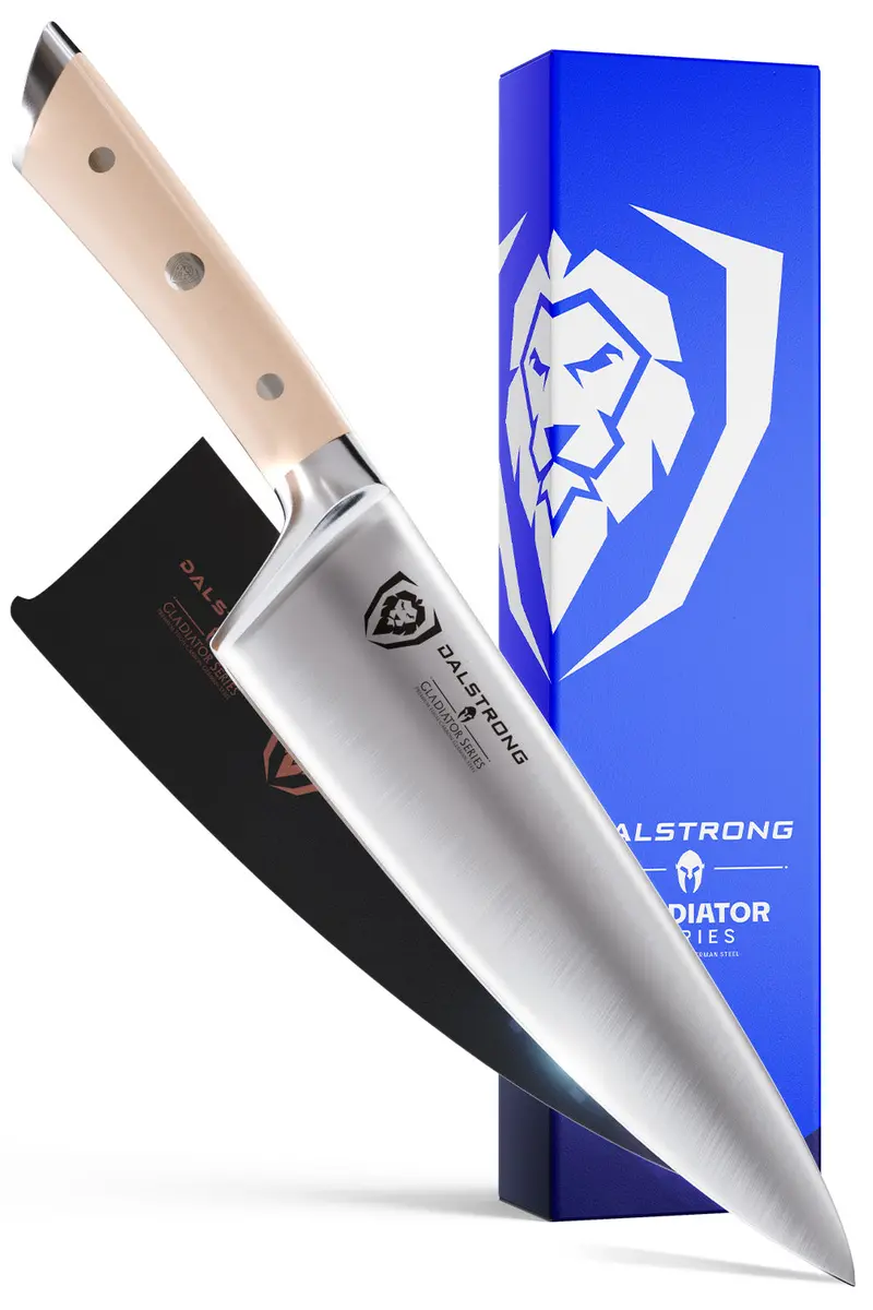Chef Knife 8" | Peach Handle | Gladiator Series | Nsf Certified | Dalstrong © 1