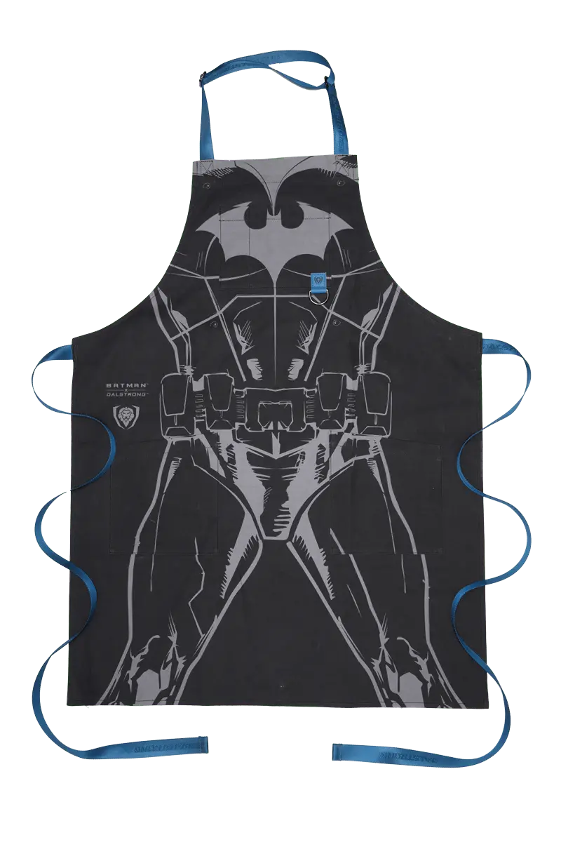 Chef's Apron | Batman™ Edition | Black Crusader | 100% Breathable Cotton | Dalstrong © 1