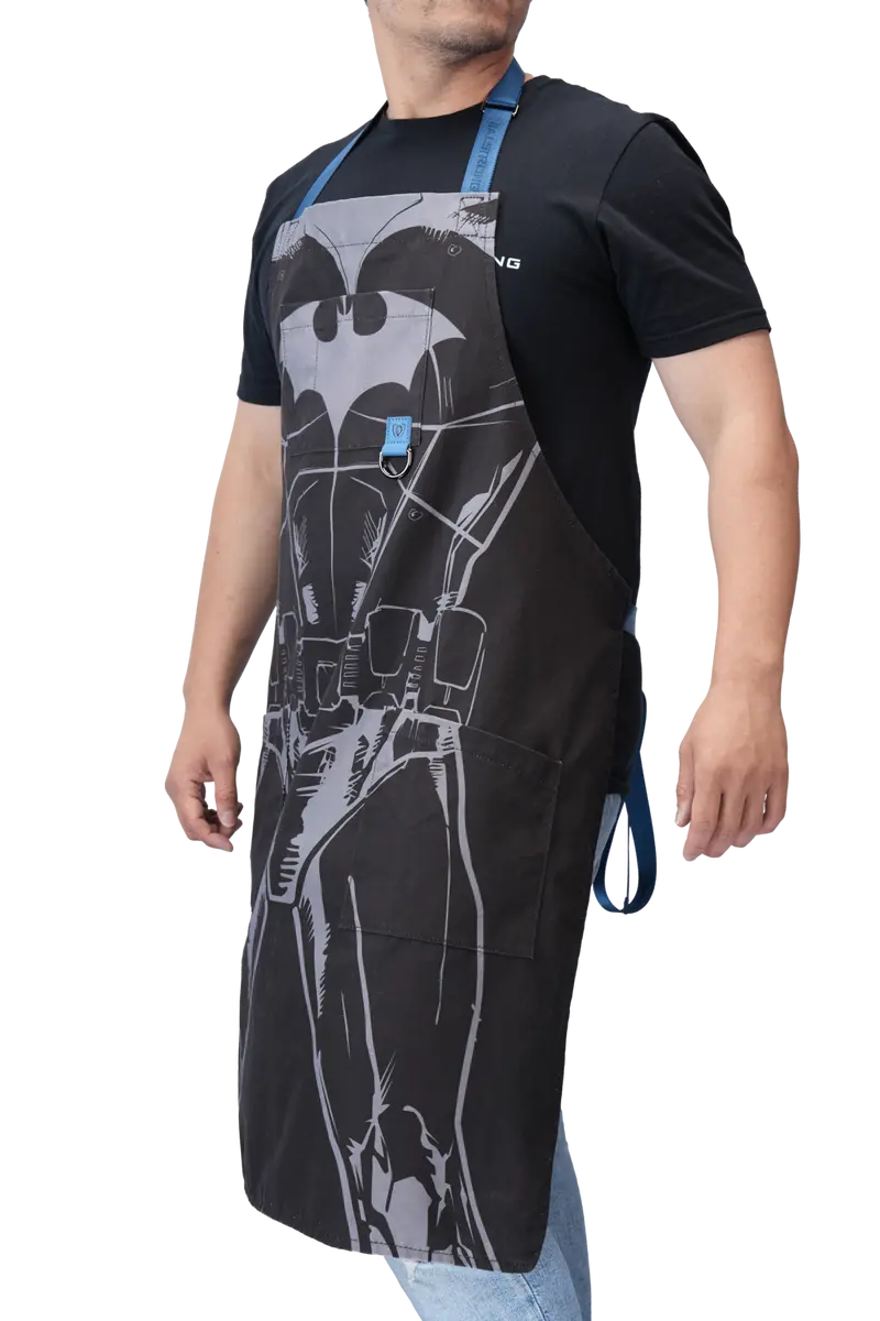 Chef's Apron | Batman™ Edition | Black Crusader | 100% Breathable Cotton | Dalstrong © 2