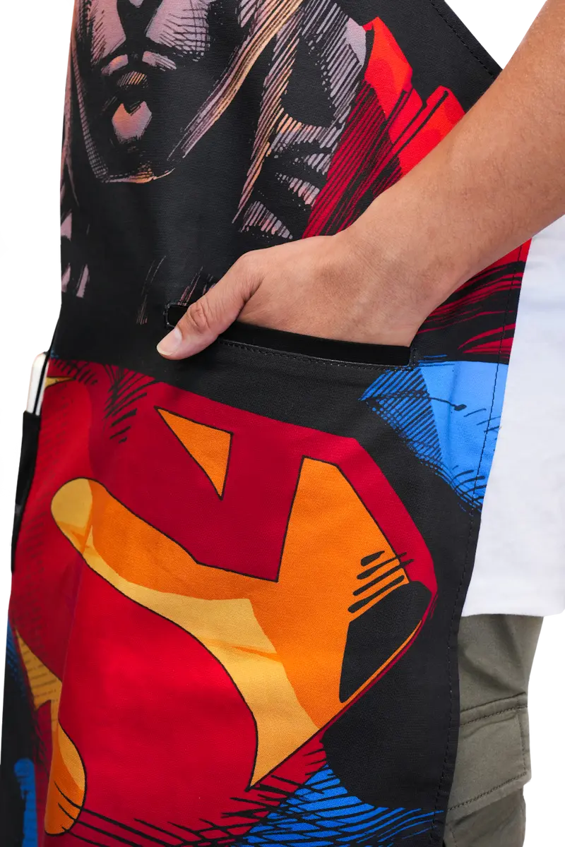 Chef's Apron | Superman™ Edition | Heat Vision | 100% Breathable Cotton | Dalstrong © 2