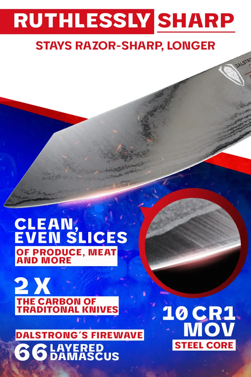 Chef's Knife 9.5" | Firestorm Alpha Series | Dalstrong © 2