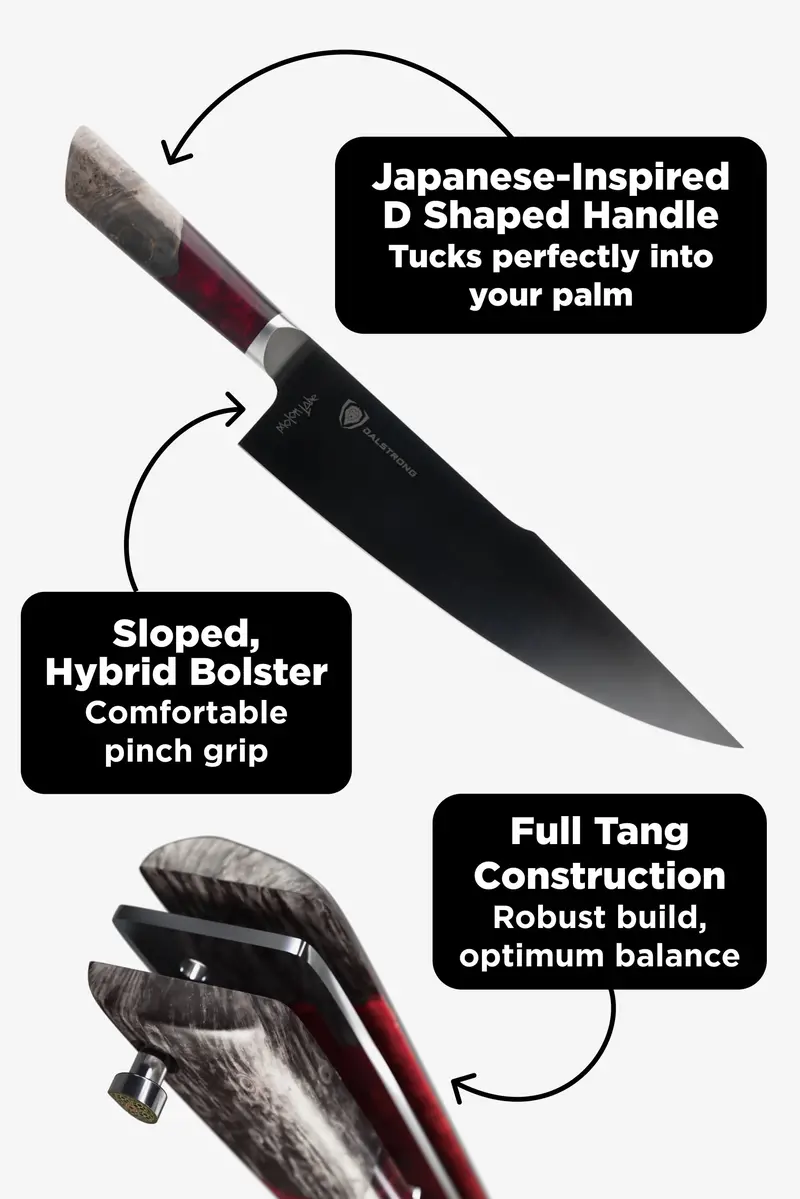 Chef's Knife 9.5" | Spartan Ghost™ Series | Dalstrong © 2