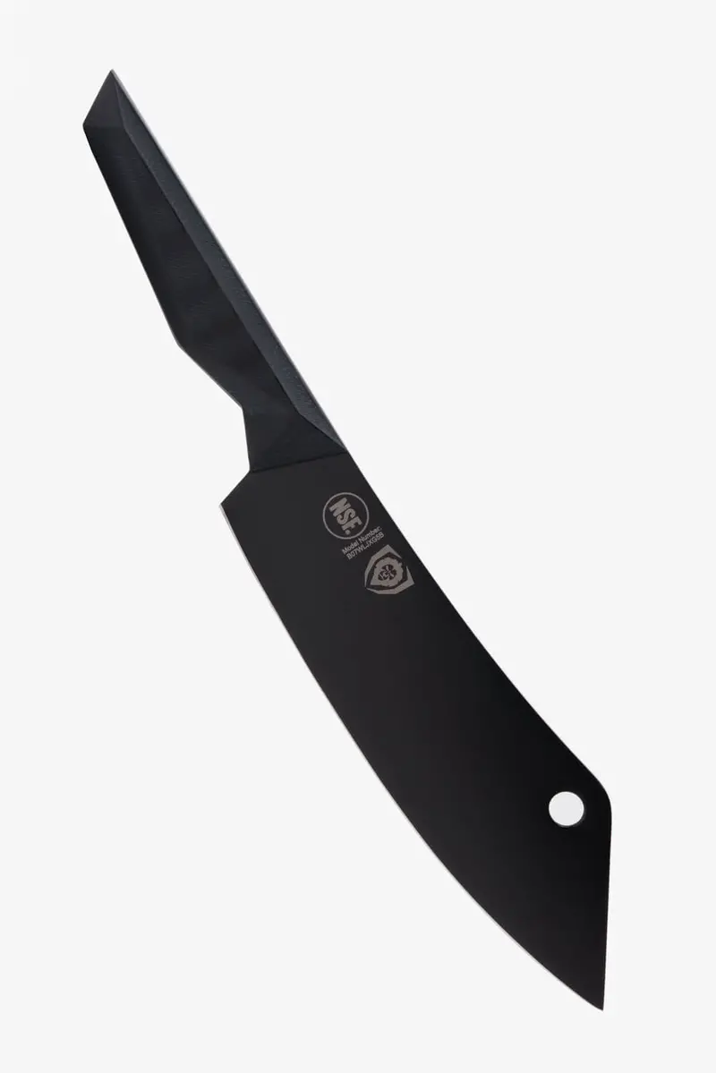 Chef's Knife-Cleaver Hybrid 8" | Crixus | Shadow Black Series | Nsf Certified | Dalstrong © 1