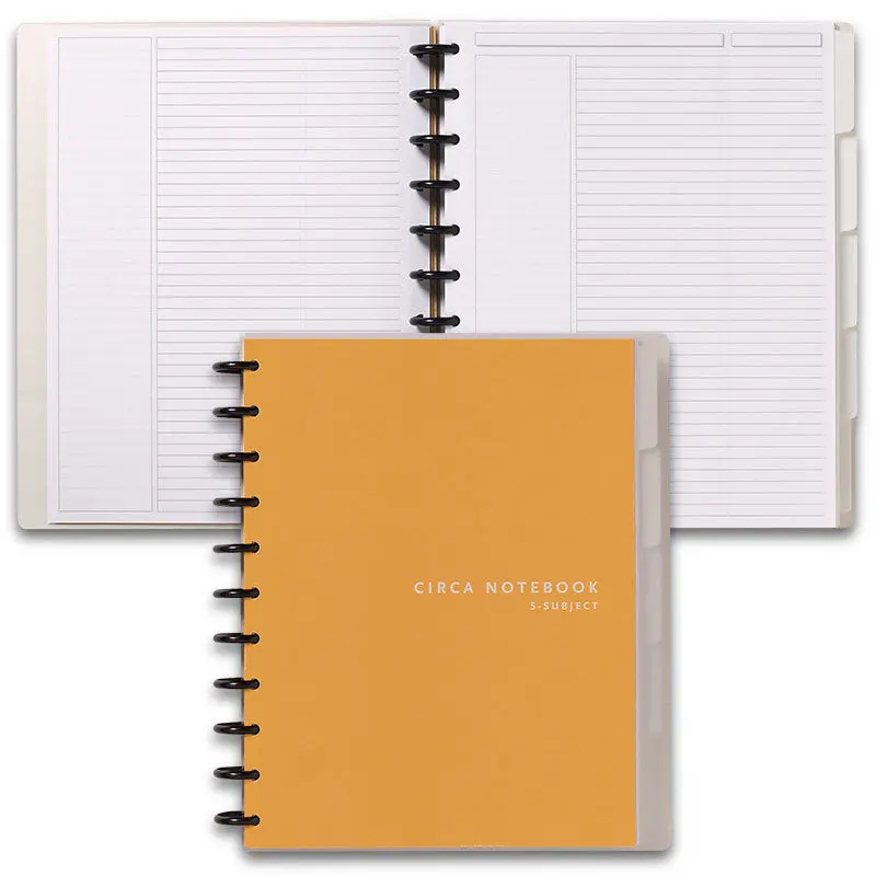 Circa 5-Subject Annotation Ruled Notebook (150 Sheets) 1
