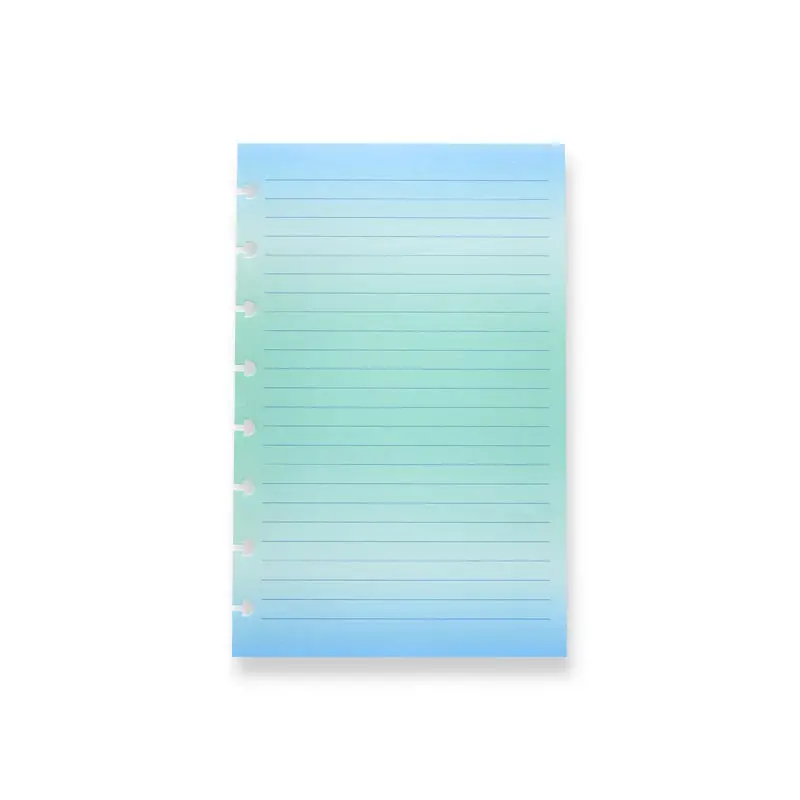 Circa Blue Ombre Gradient Full-Page Ruled Discbound Refill (100 Sheets) 2