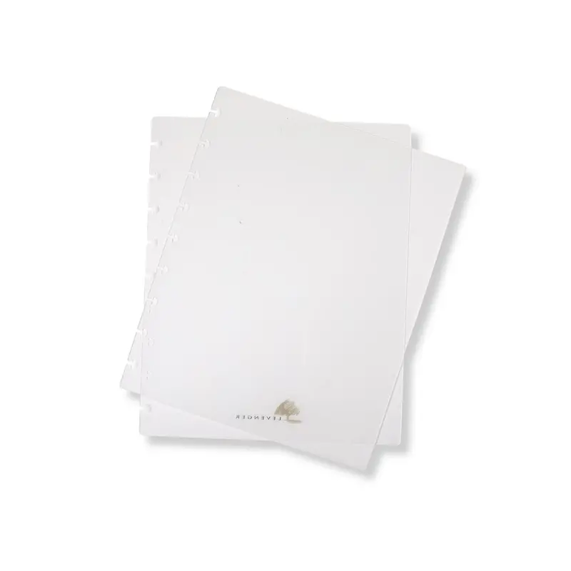 Circa Clear Discbound Notebook Covers (Set Of 2) 2