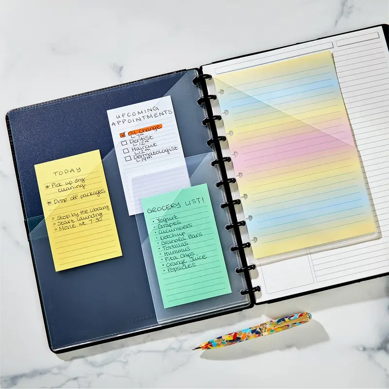 Circa Clear Discbound Notebook Pocket Dividers (Set Of 4) 2