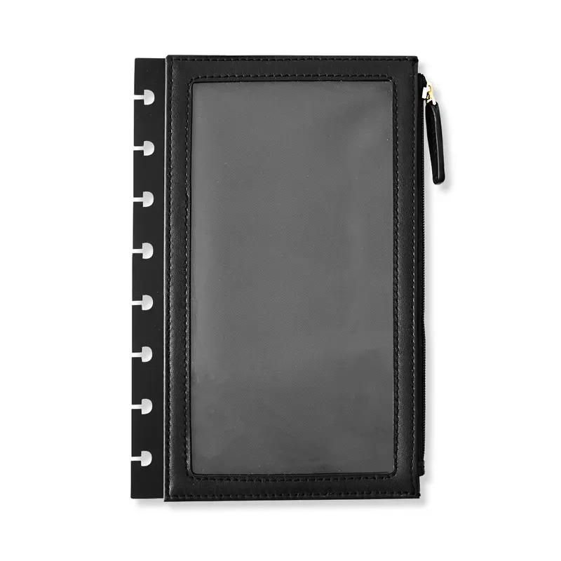 Circa Clearview Leather Zip Pocket Accessory 1