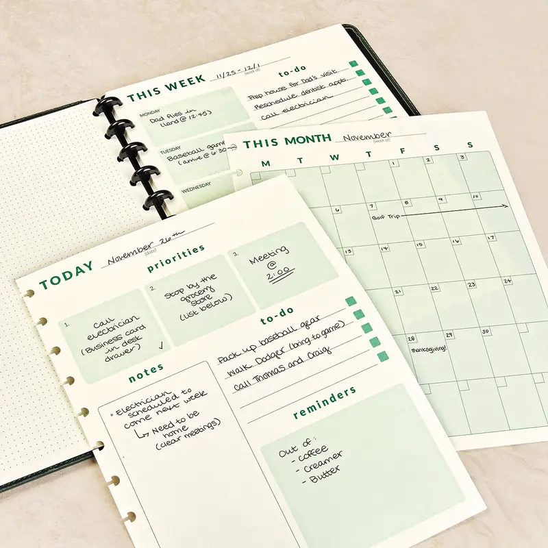 Circa Daily-Weekly-Monthly Planner Refill 1