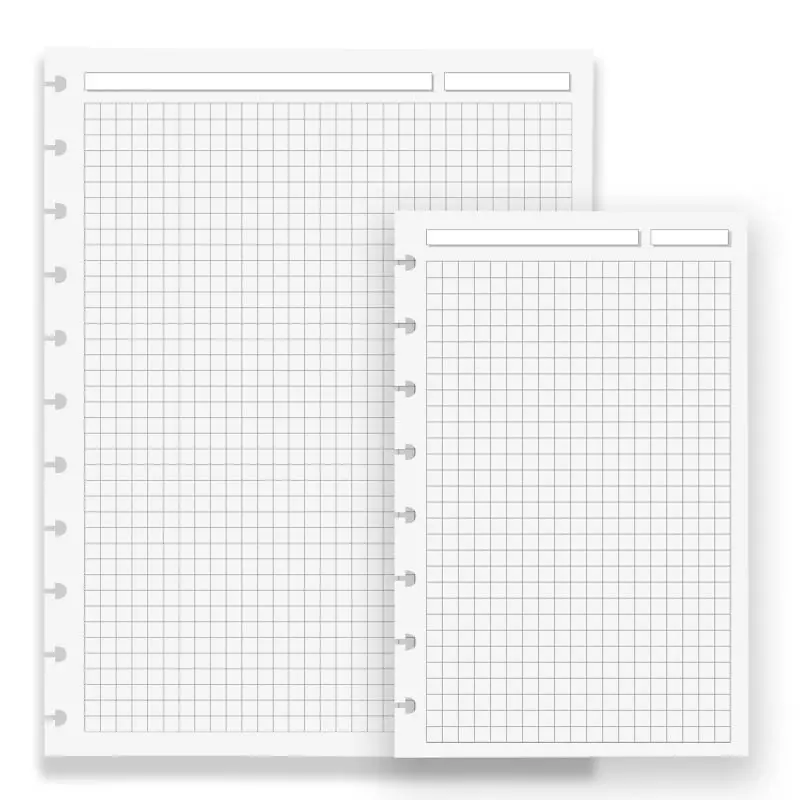 Circa Full-Page Grid Discbound Refill (100 Sheets) 1