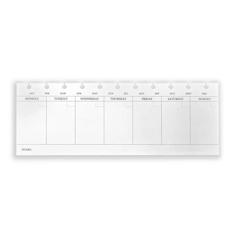Circa Keyboard Start-Anytime Weekly Planner Refill 1