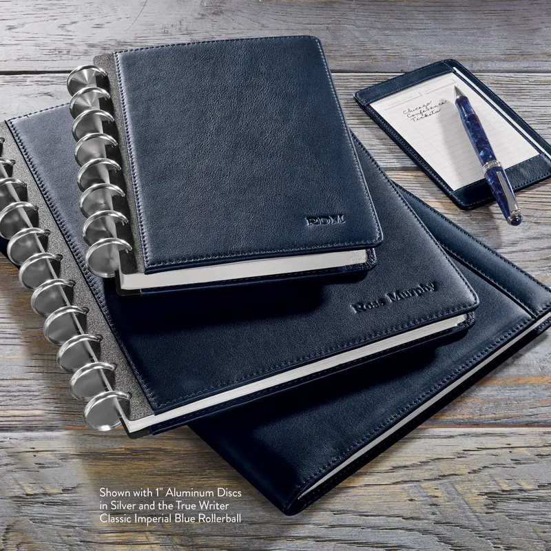 Circa Luxe Leather Discbound Notebook 4