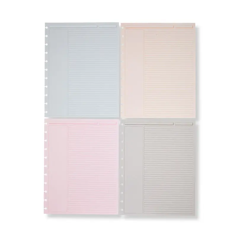 Circa Modern Multicolored 1/4" Ruled Discbound Refill (300 Sheets) 1