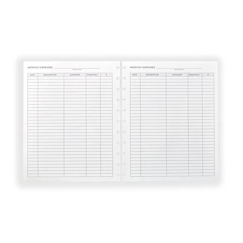 Circa Monthly Budget Planner Refill (36 Sheets) 1