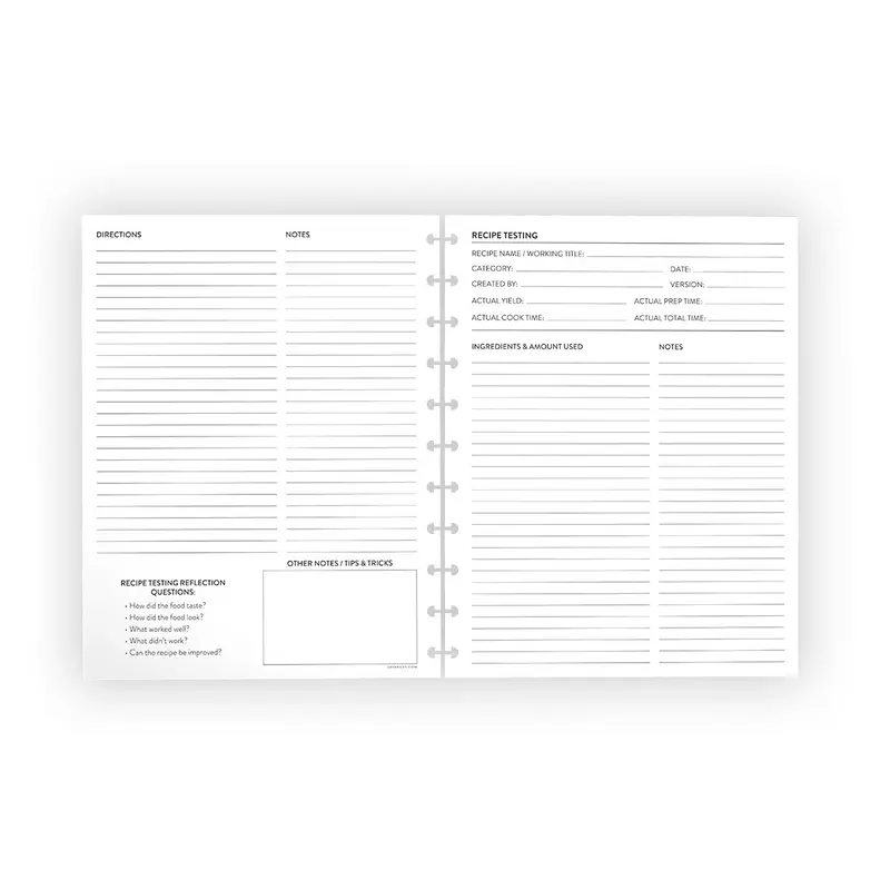 Circa Pati Jinich Recipe Testing Discbound Refill (100 Sheets) 1