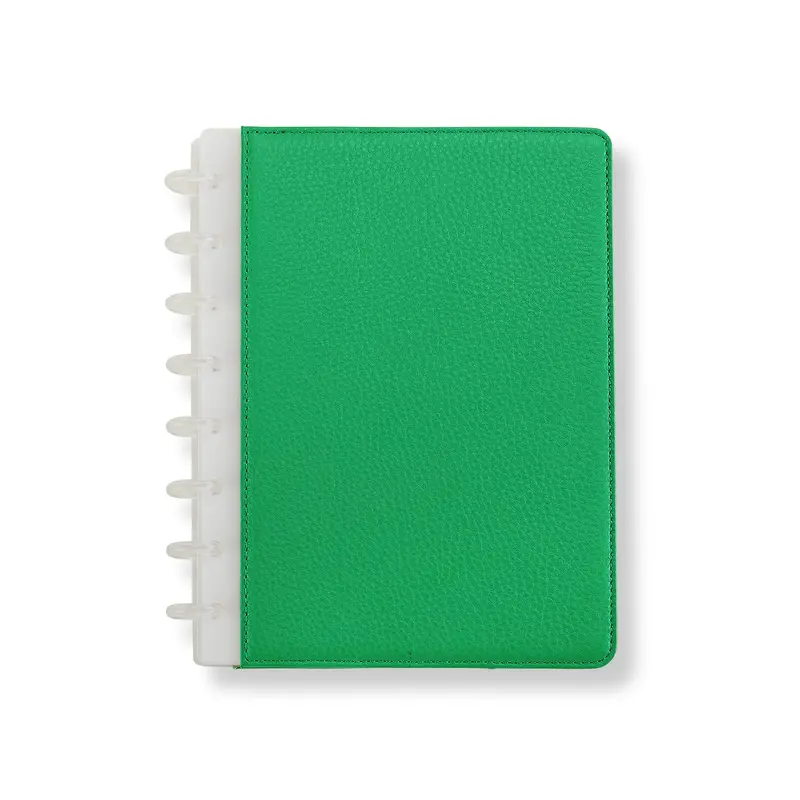 Circa Pebbled Leather Foldover Notebook 1
