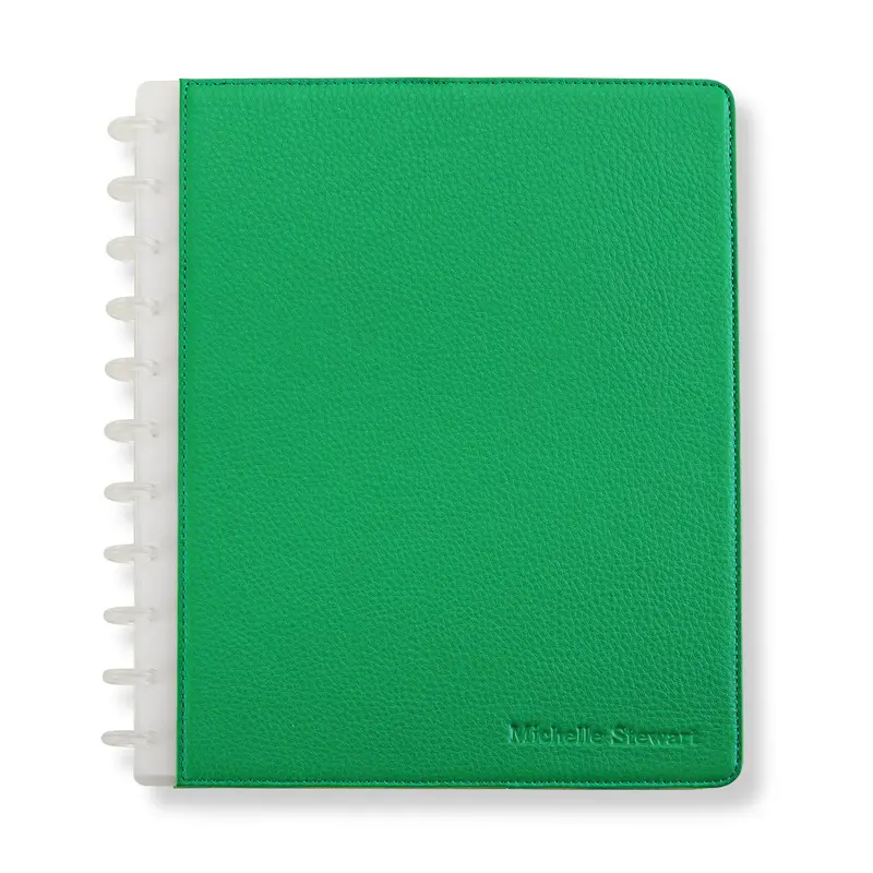 Circa Pebbled Leather Foldover Notebook 4