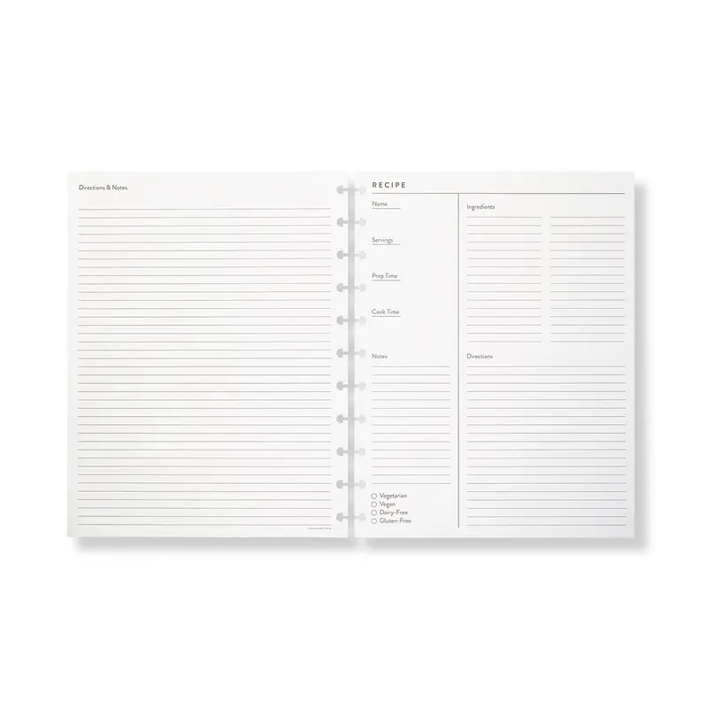 Circa Recipe Refill (25 Sheets) 1