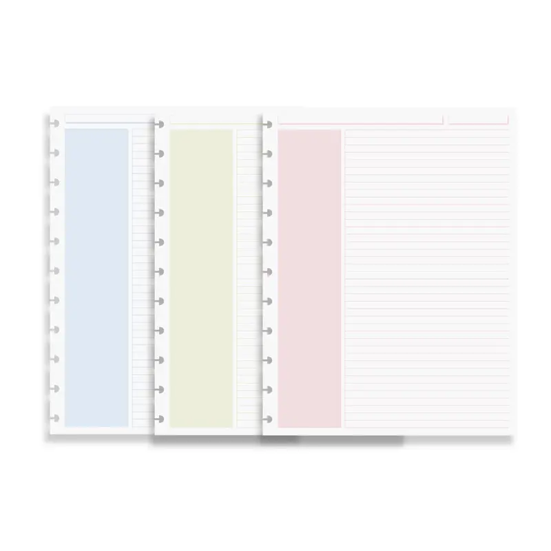Circa Shaded Annotation Ruled Discbound Refill (100 Sheets) 1