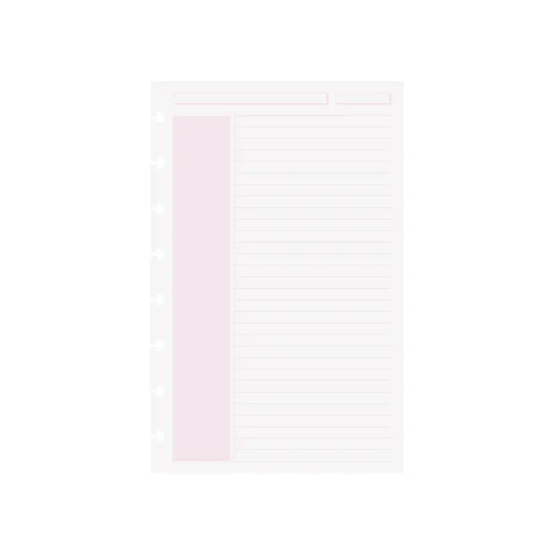 Circa Shaded Annotation Ruled Discbound Refill (100 Sheets) 8