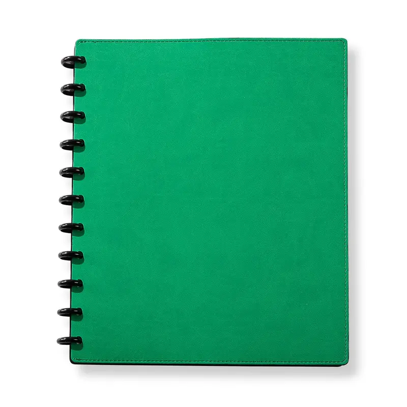 Circa Smooth Sliver Discbound Notebook With Pockets 10