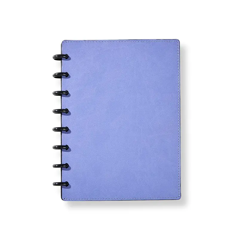 Circa Smooth Sliver Discbound Notebook With Pockets 13
