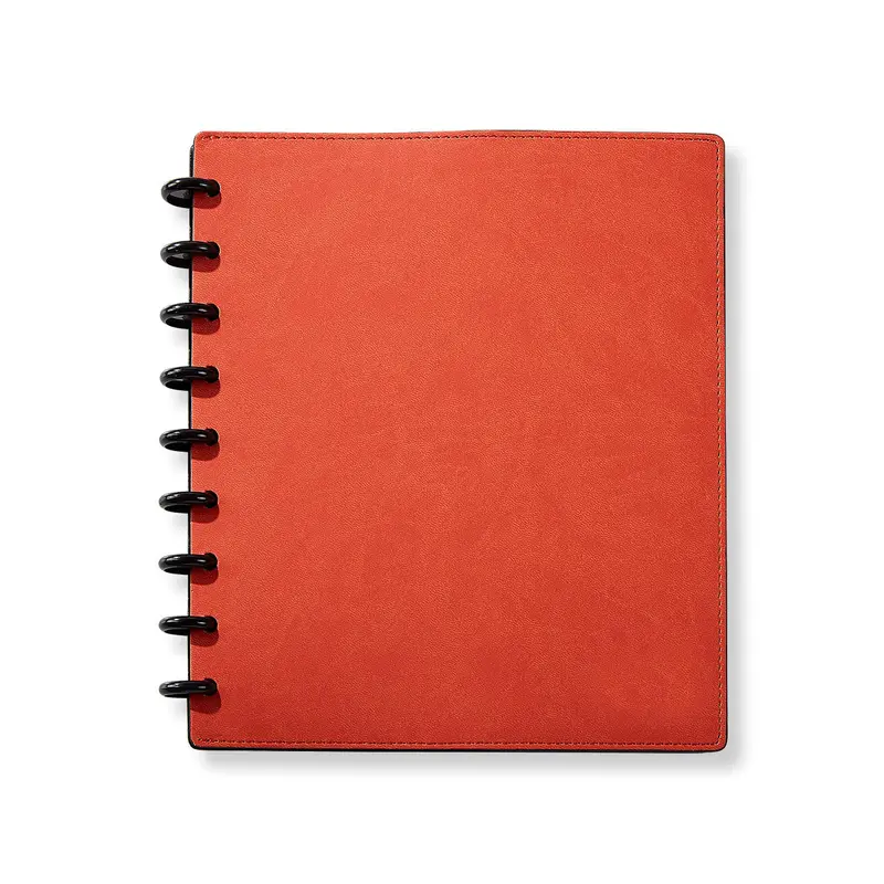 Circa Smooth Sliver Discbound Notebook With Pockets 16