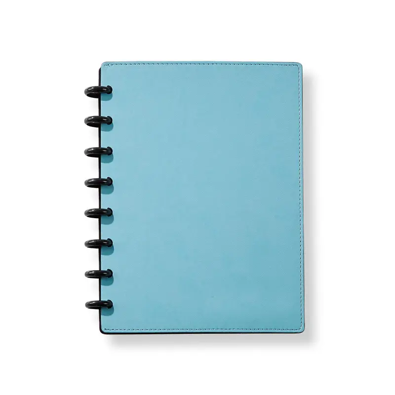 Circa Smooth Sliver Discbound Notebook With Pockets 18