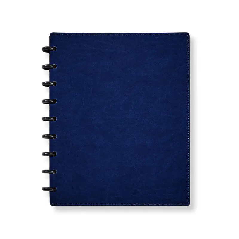 Circa Smooth Sliver Discbound Notebook With Pockets 19