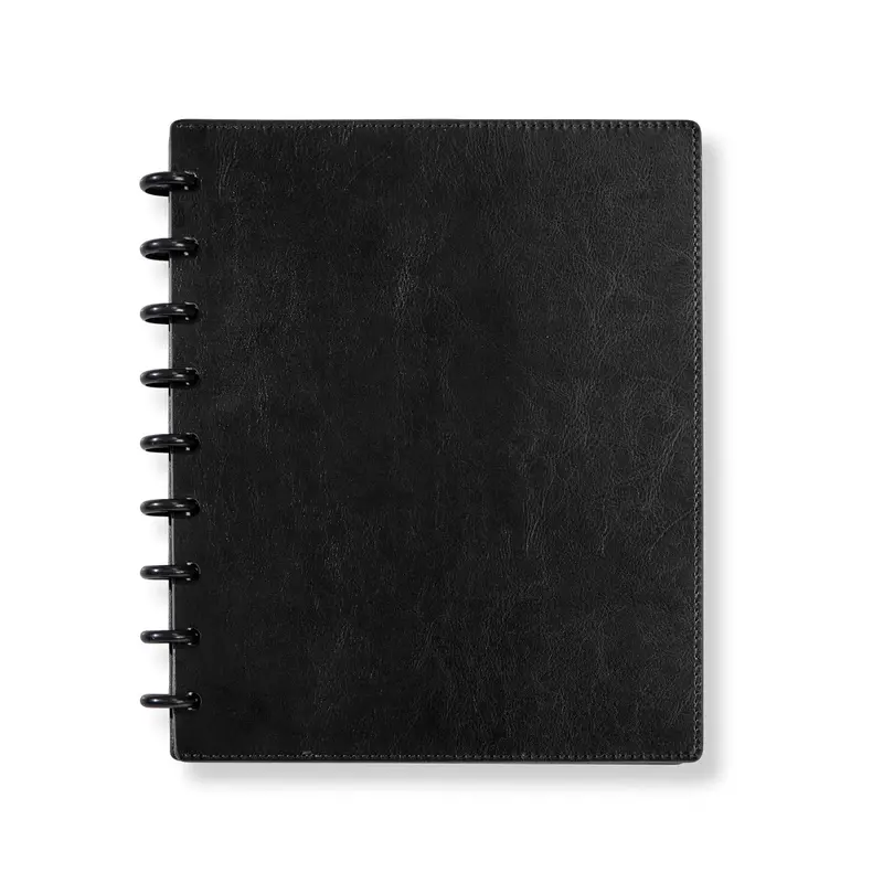 Circa Smooth Sliver Discbound Notebook With Pockets 19