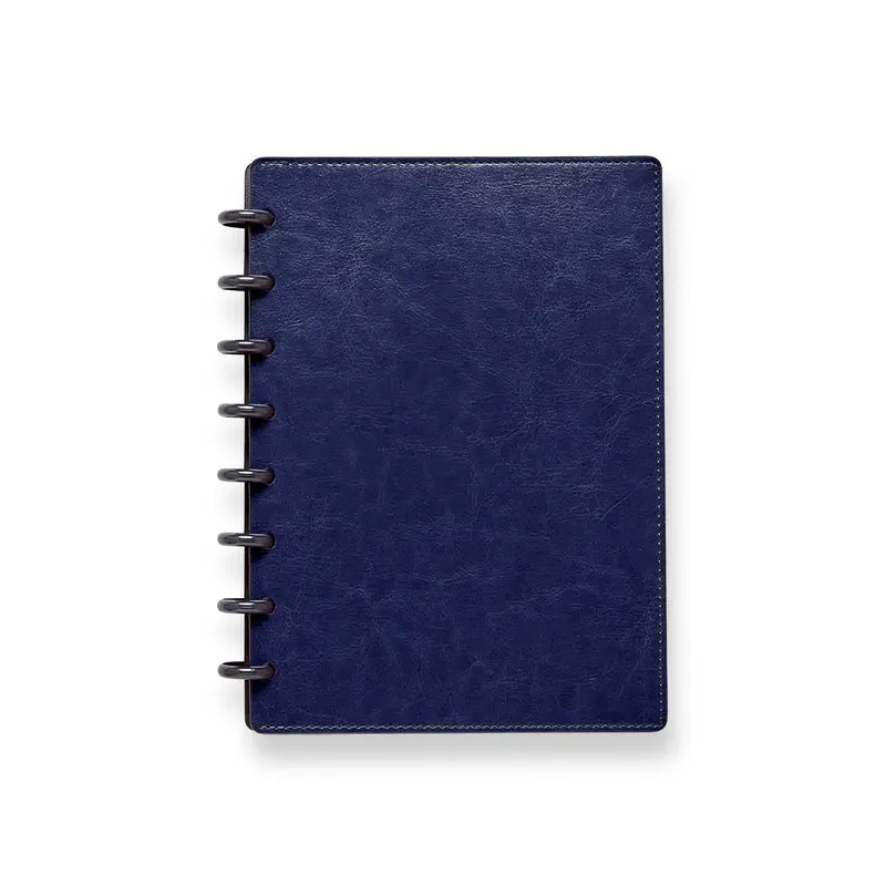 Circa Smooth Sliver Discbound Notebook With Pockets 20